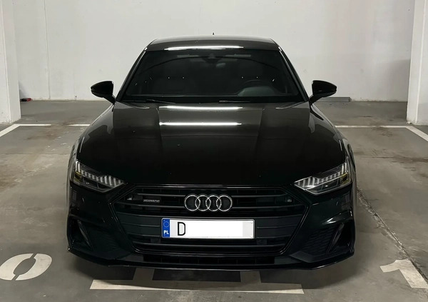 Audi A7 cena 210000 przebieg: 111000, rok produkcji 2021 z Wrocław małe 106